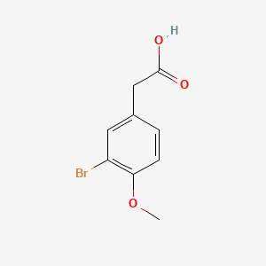 molecular formula C9H9BrO3 B1266610 3-溴-4-甲氧基苯乙酸 CAS No. 774-81-2