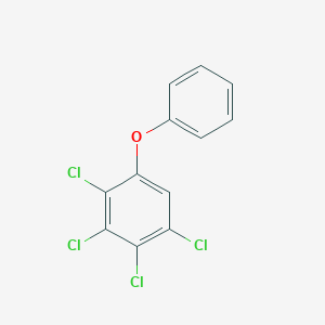 molecular formula C12H6Cl4O B12666104 2,3,4,5-Tetrachlorodiphenyl ether CAS No. 220002-40-4