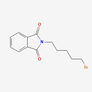 molecular formula C13H14BrNO2 B1266614 N-(5-溴戊基)邻苯二甲酰亚胺 CAS No. 954-81-4