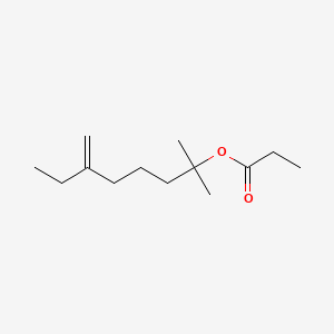 molecular formula C13H24O2 B12666176 2-Methyl-6-methylene-2-octyl propionate CAS No. 96846-66-1