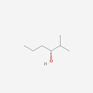 molecular formula C7H16O B12666265 2-Methyl-3-hexanol, (3R)- CAS No. 90670-72-7