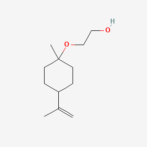 molecular formula C12H22O2 B12666275 2-((1-Methyl-4-(1-methylvinyl)cyclohexyl)oxy)ethanol CAS No. 97488-57-8
