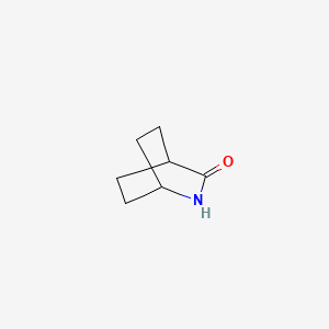 molecular formula C7H11NO B1266632 2-氮杂双环[2.2.2]辛烷-3-酮 CAS No. 3306-69-2