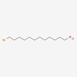molecular formula C12H25BrO B1266633 12-Bromo-1-dodecanol CAS No. 3344-77-2