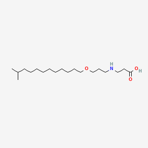 molecular formula C19H39NO3 B12666349 N-(3-(Isotridecyloxy)propyl)-beta-alanine CAS No. 97416-88-1