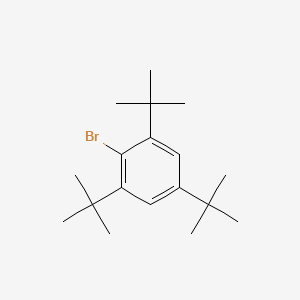 molecular formula C18H29B B1266636 2-Bromo-1,3,5-tri-tert-butylbenzene CAS No. 3975-77-7