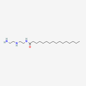 molecular formula C20H43N3O B12666361 N-(2-((2-Aminoethyl)amino)ethyl)hexadecan-1-amide CAS No. 41413-42-7