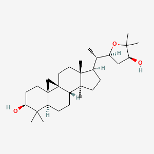 molecular formula C30H50O3 B12666381 Cyclokirilodiol CAS No. 188725-44-2