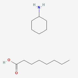 molecular formula C14H29NO2 B12666434 Einecs 301-889-0 CAS No. 94086-98-3