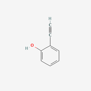molecular formula C8H6O B1266645 2-Ethynylphenol CAS No. 5101-44-0
