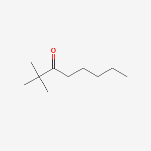 molecular formula C10H20O B1266652 2,2-Dimethyl-3-octanone CAS No. 5340-64-7