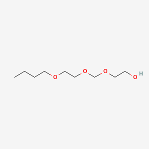 molecular formula C9H20O4 B12666524 2-[(2-Butoxyethoxy)methoxy]ethanol CAS No. 84000-93-1