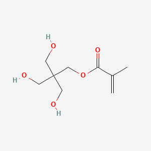molecular formula C9H16O5 B12666555 3-Hydroxy-2,2-bis(hydroxymethyl)propyl methacrylate CAS No. 80548-27-2