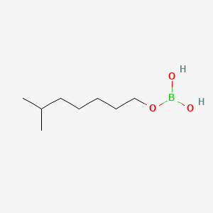 molecular formula C8H19BO3 B12666559 Boric acid, isooctyl ester CAS No. 67989-25-7