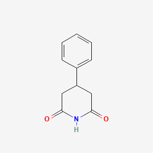 molecular formula C11H11NO2 B1266656 4-Phenylpiperidine-2,6-dione CAS No. 14149-31-6