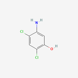 molecular formula C6H5Cl2NO B1266657 5-Amino-2,4-dichlorophenol CAS No. 39489-79-7