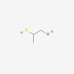 molecular formula C3H8OS B1266664 2-Mercaptopropanol CAS No. 3001-64-7