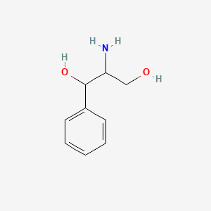 molecular formula C9H13NO2 B1266665 2-Amino-1-phenyl-1,3-propanediol CAS No. 3306-06-7
