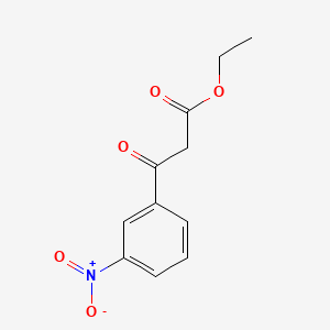 molecular formula C11H11NO5 B1266669 Ethyl 3-(3-nitrophenyl)-3-oxopropanoate CAS No. 52119-38-7