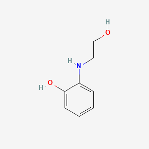molecular formula C8H11NO2 B12666707 2-(2-Hydroxyanilino)ethanol CAS No. 39123-58-5