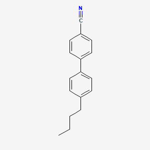 molecular formula C17H17N B1266675 [1,1'-Biphenyl]-4-carbonitrile, 4'-butyl- CAS No. 52709-83-8