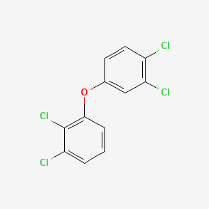 molecular formula C12H6Cl4O B12666753 2,3,3',4'-Tetrachlorodiphenyl ether CAS No. 162853-27-2