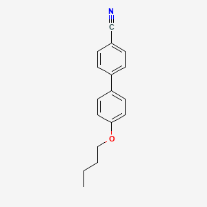 molecular formula C17H17NO B1266676 [1,1'-Biphenyl]-4-carbonitrile, 4'-butoxy- CAS No. 52709-87-2