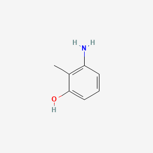 molecular formula C7H9NO B1266678 3-Amino-2-methylphenol CAS No. 53222-92-7