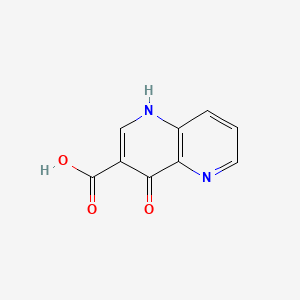 molecular formula C9H6N2O3 B1266681 4-Hydroxy-1,5-naphthyridine-3-carboxylic acid CAS No. 53512-10-0