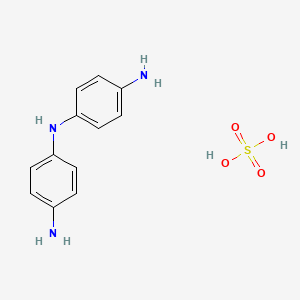 molecular formula C12H15N3O4S B1266684 4,4'-Diaminodiphenylamine Sulfate CAS No. 53760-27-3