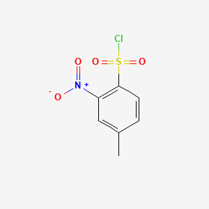 molecular formula C7H6ClNO4S B1266685 2-Nitro-p-toluenesulphonyl chloride CAS No. 54090-41-4