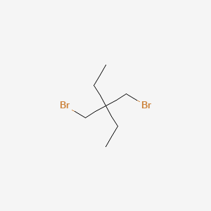 molecular formula C7H14Br2 B1266688 3,3-Bis(bromomethyl)pentane CAS No. 67969-84-0