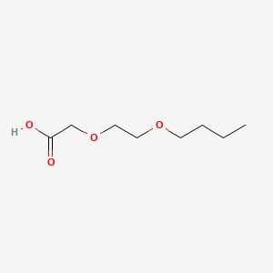 molecular formula C8H16O4 B1266689 2-(2-butoxyethoxy)acetic Acid CAS No. 82941-26-2