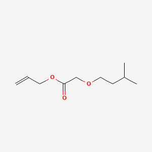 molecular formula C10H18O3 B1266693 Allyl (3-methylbutoxy)acetate CAS No. 67634-00-8
