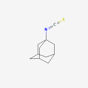 molecular formula C11H15NS B1266695 1-金刚烷基异硫氰酸酯 CAS No. 4411-26-1