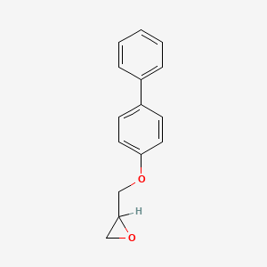 molecular formula C15H14O2 B1266697 1-(Biphenyl-4-yloxy)-2,3-epoxypropane CAS No. 4698-96-8