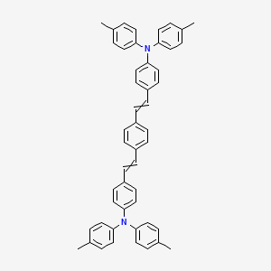 molecular formula C50H44N2 B1266700 1,4-Bis[4-(di-p-tolylamino)styryl]benzene CAS No. 55035-43-3