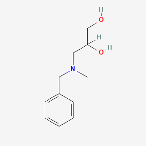 molecular formula C11H17NO2 B1266701 3-(N-Benzyl-N-methylamino)-1,2-propanediol CAS No. 60278-98-0
