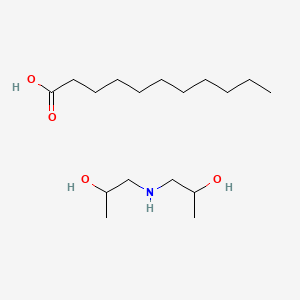 molecular formula C17H37NO4 B12667016 Einecs 300-104-9 CAS No. 93920-20-8