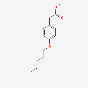 molecular formula C14H20O3 B1266710 2-[4-(Hexyloxy)phenyl]acetic acid CAS No. 60003-46-5