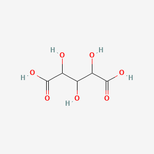 molecular formula C5H8O7 B1266713 2,3,4-Trihydroxypentanedioic acid CAS No. 488-31-3