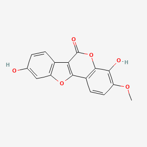 molecular formula C16H10O6 B12667149 Sativol CAS No. 7331-58-0