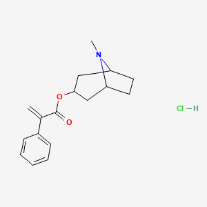 molecular formula C17H22ClNO2 B1266717 Apoatropine hydrochloride CAS No. 5978-81-4