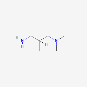 molecular formula C6H16N2 B1266718 (3-Amino-2-methylpropyl)dimethylamine CAS No. 6105-72-2