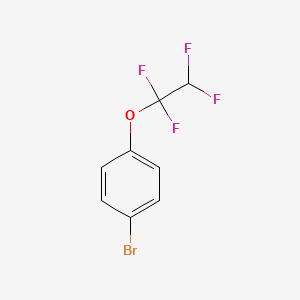 molecular formula C8H5BrF4O B1266722 1-Bromo-4-(1,1,2,2-tetrafluoroethoxy)benzene CAS No. 68834-05-9