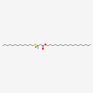 molecular formula C35H70O2S B12667231 Octadecyl 3-(tridecylthio)butyrate CAS No. 36986-15-9