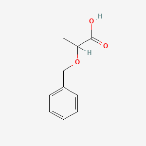 molecular formula C10H12O3 B1266725 2-(Benzyloxy)propanoic acid CAS No. 6625-78-1