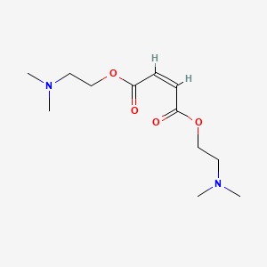 molecular formula C12H22N2O4 B12667254 Bis(2-(dimethylamino)ethyl) maleate CAS No. 86178-63-4