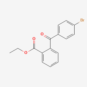 molecular formula C16H13BrO3 B1266726 4-Bromo-2'-carboethoxybenzophenone CAS No. 51476-11-0