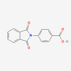 molecular formula C15H9NO4 B1266732 N-(4-Carboxyphenyl)phthalimide CAS No. 5383-82-4